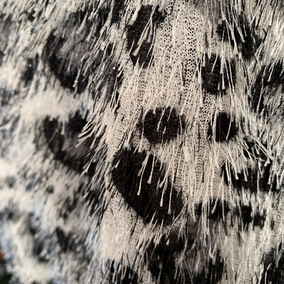 Extra Belleza Faux Leather Trim Animal Print Jacket Fashion M - Picture 15 of 16